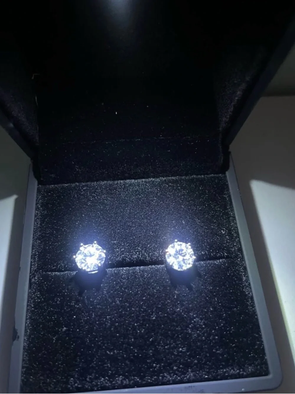 VVS1 .5ct Stud Moissonite Earrings